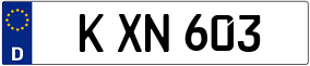 Truck License Plate